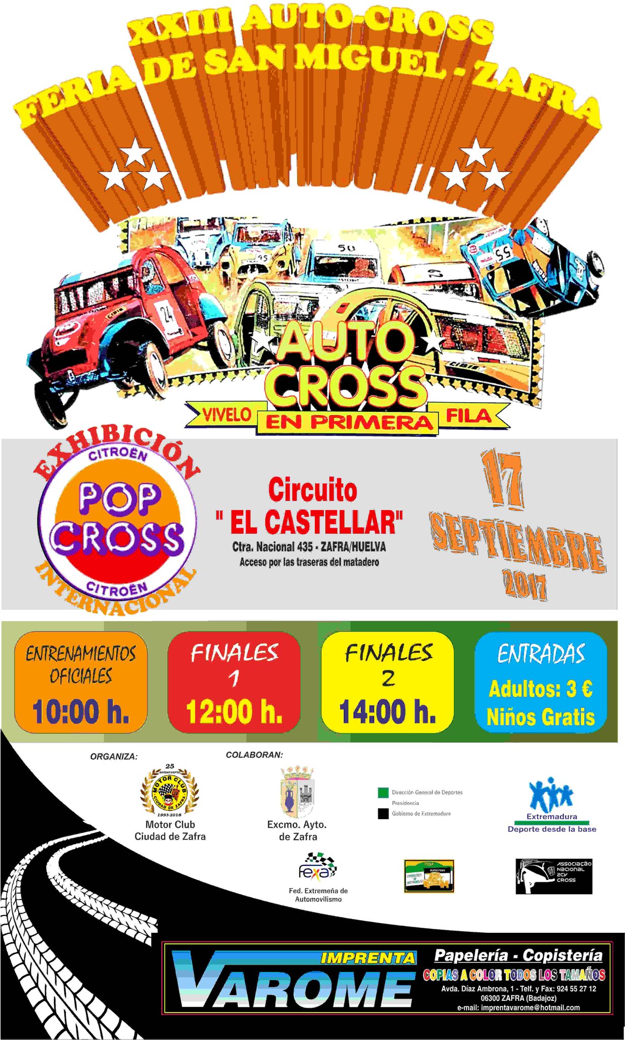 Previa del XXIII Autocross Feria de San Miguel Zafra 