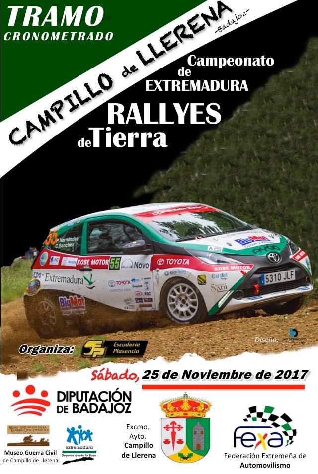 Fin de temporada para el Extremadura Rallye Team en el Tramo Cronometrado de Campillo