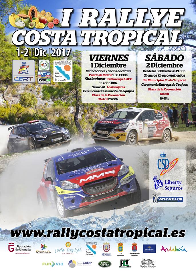 Blanco y Espino en el cierre del nacional de tierra Rallye Costa Tropical