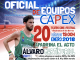 El Capex se presenta este sábado con Álvaro Martín Uriol (Atleta Olímpico), como padrino