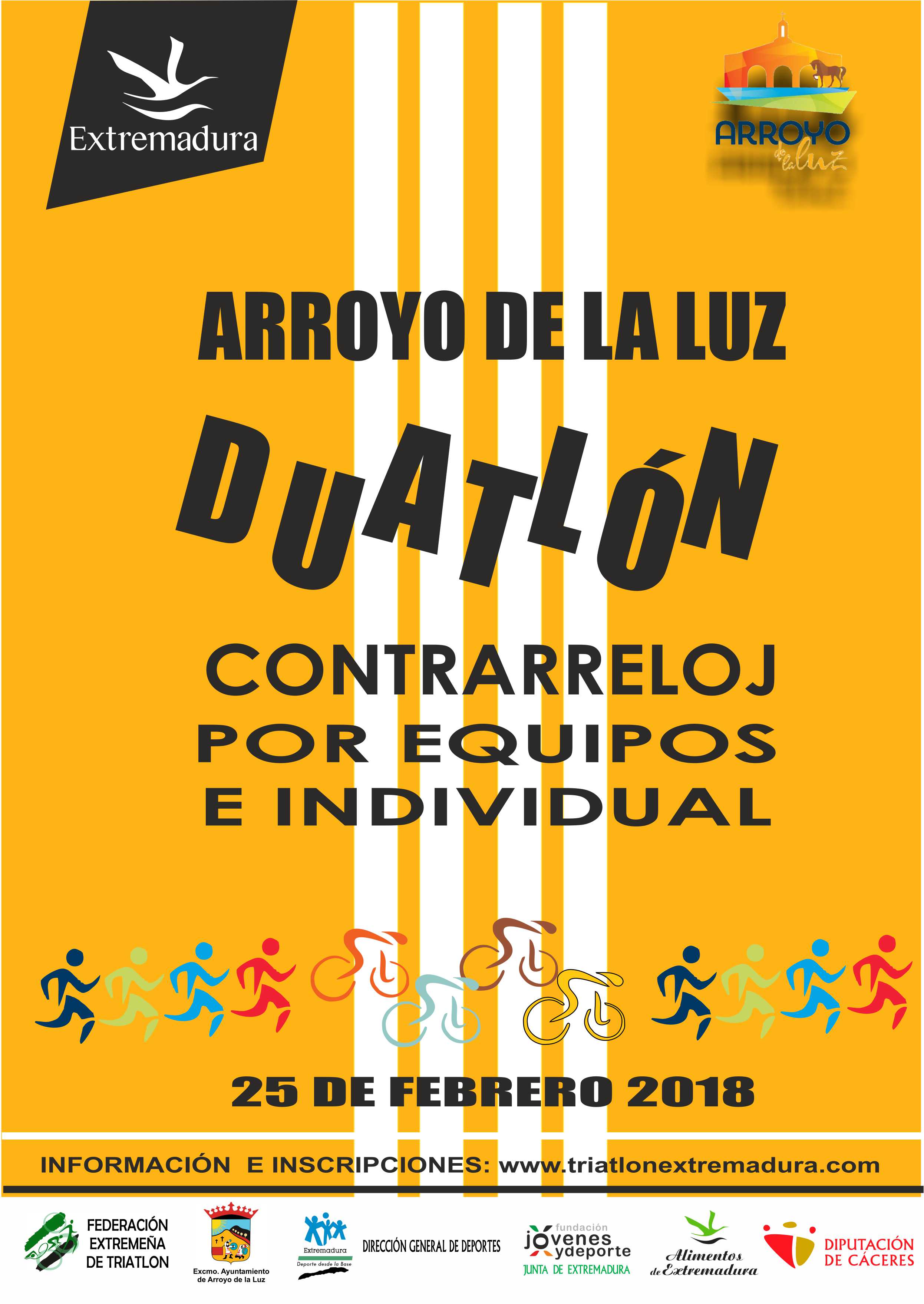 Presentación del Duatlón Contrarreloj por Equipos e Individual de Arroyo de la Luz Presentación del Duatlón Contrarreloj por Equipos e Individual de Arroyo de la Luz