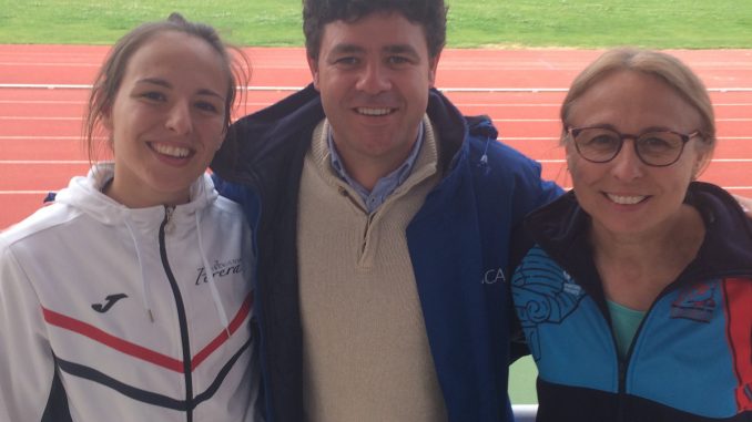 Doble récord de Extremadura para Lucía Sánchez en el Campeonato de España SUB23