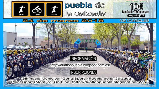 Inscripciones abiertas para el Duatlon Cross de Puebla de la Calzada
