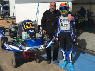 El extremeño Luis Belloso participó en la IAME Winter Cup en Valencia