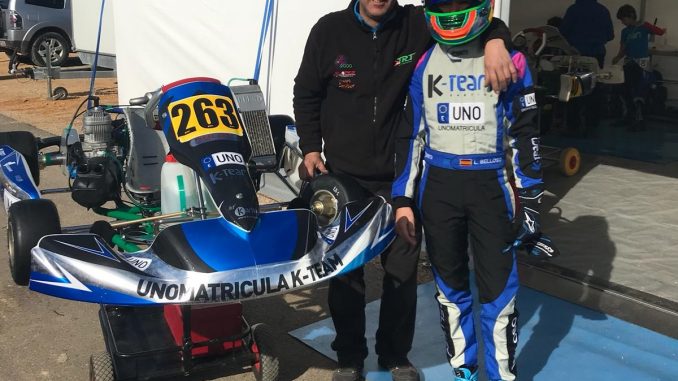El extremeño Luis Belloso participó en la IAME Winter Cup en Valencia