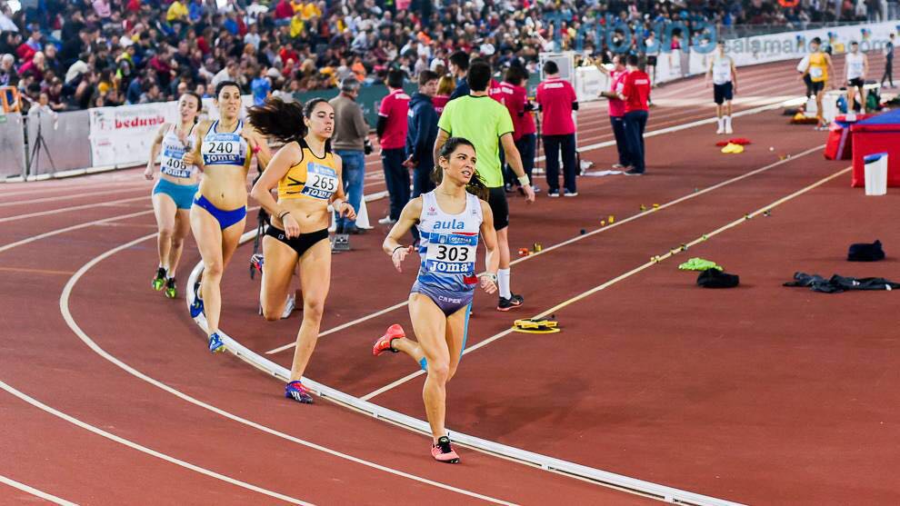 El Club de Atletismo Don Benito se desplazó a Montijo para buscar mínimas para los nacionales