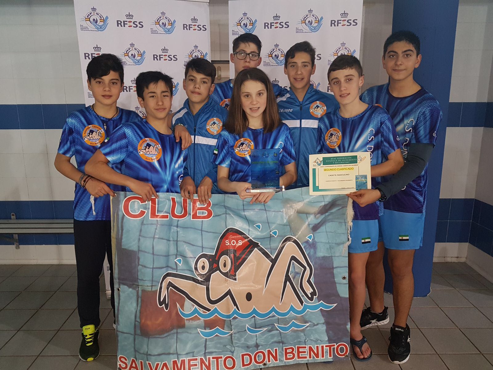 Subcampeonato de España por Equipos en Cadete Masculino y dos platas en Relevo Obstáculo y Arrastre