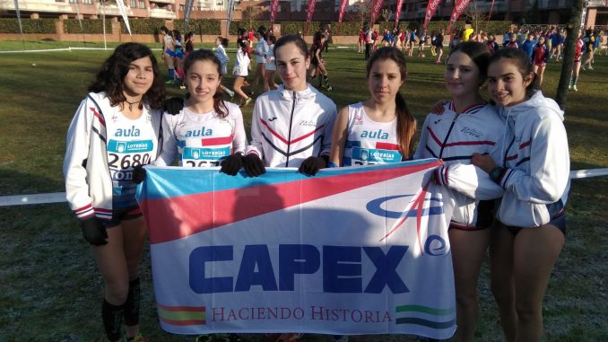 Buen papel de los atletas del Capex en el Campeonato de España de cross por Clubs