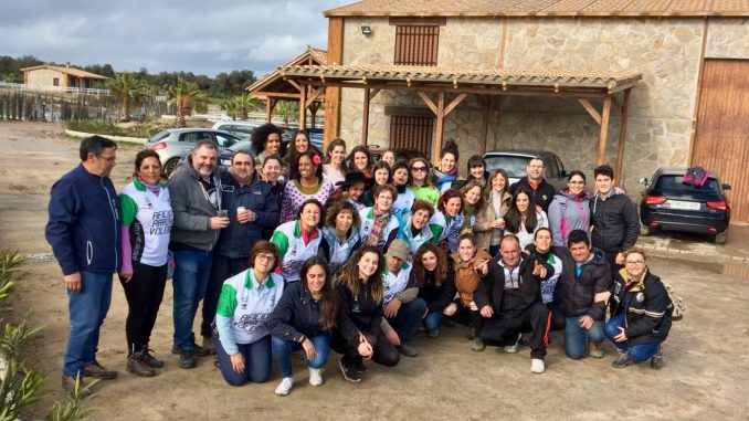 La plantilla del Extremadura Arroyo y su peña celebran un almuerzo para despedir la temporada