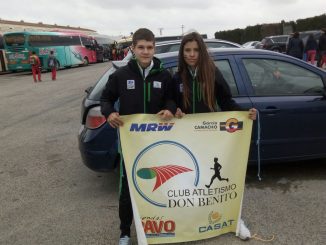 María y Gerard del Club Atletismo Don Benito estuvieron en el Cto. España de Campo a Través por Comunidades