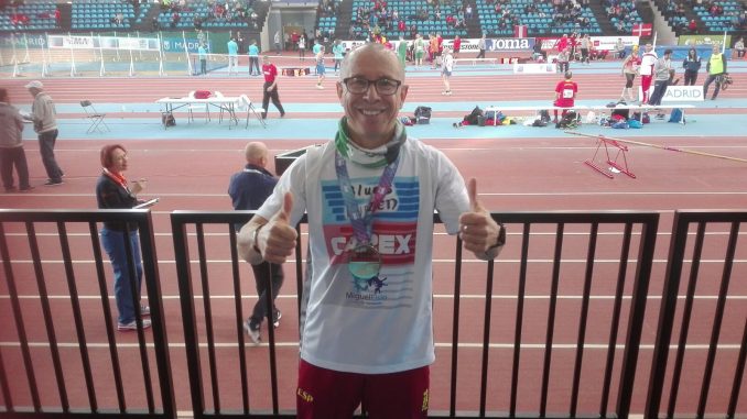 Miguel Periañez Campeón de Europa Máster en los 3KM Marcha