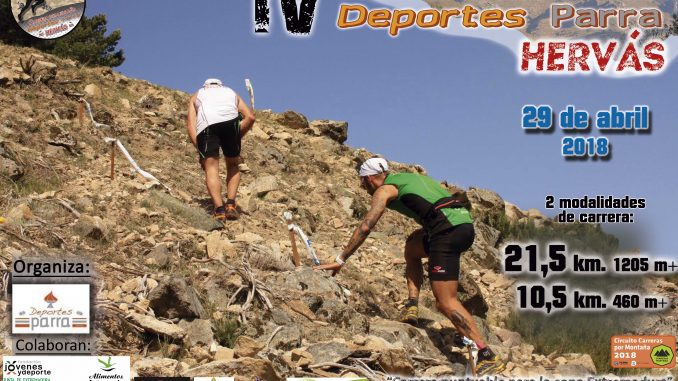 Se abren las inscripciones para la IV Carrera por montaña Deportes Parra de Hervás