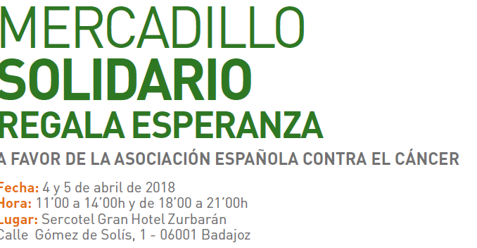 Santa Teresa Badajoz en el Mercadillo Solidario