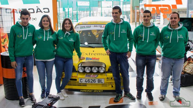 Acto de presentación conjunta del Extremadura Rallye Team con la Fundación Jóvenes y Deporte