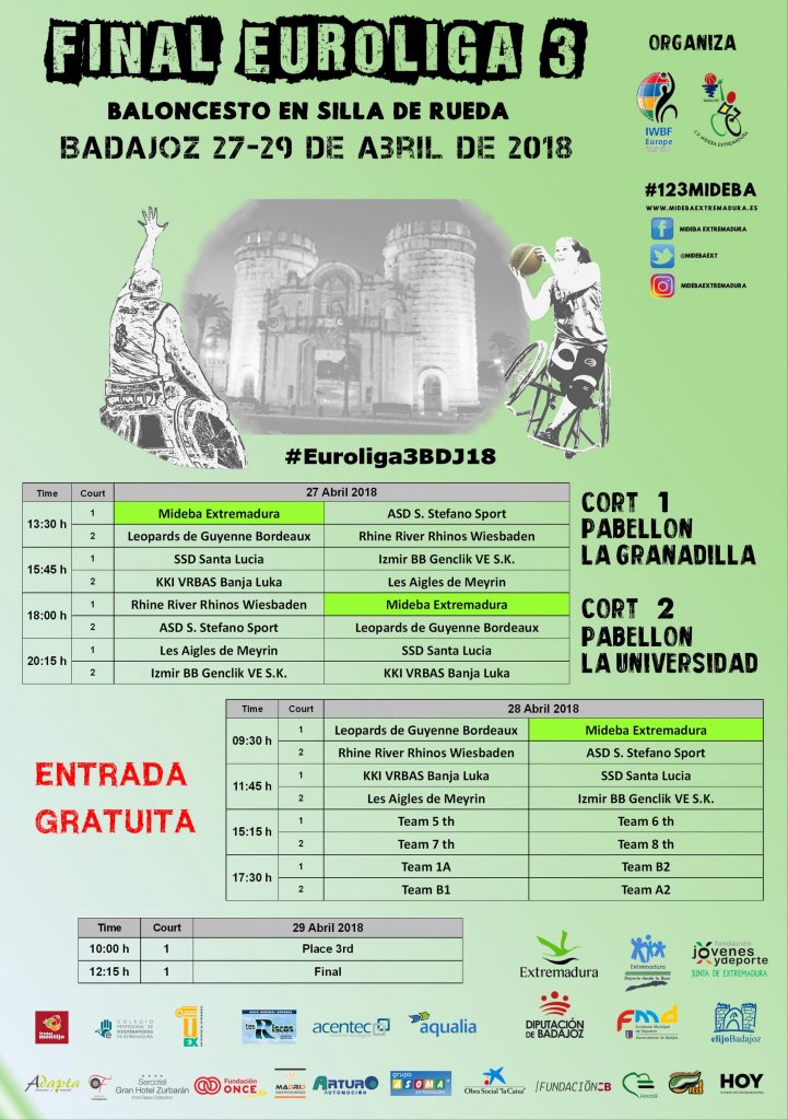Convocatoria Rueda de Prensa Presentación Final Euroliga 3 2018