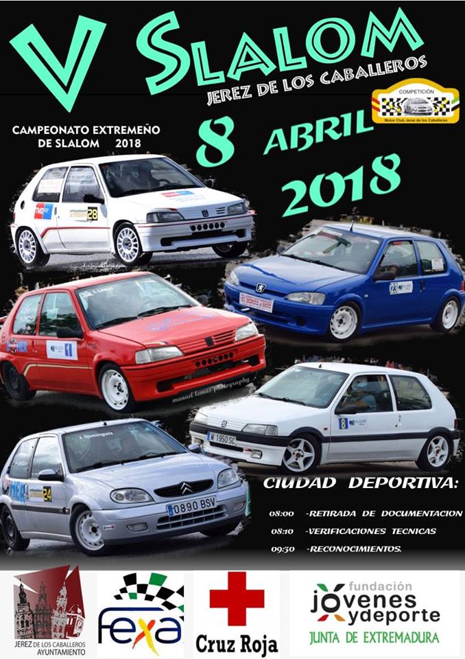 Jerez de los Caballeros acoge la segunda cita del regional de Slalom