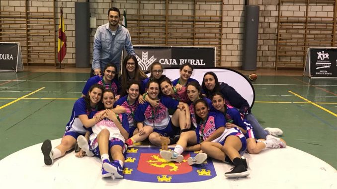 Junior Femenino Miralvalle Campeón - San Antonio Cáceres Basket y Carnes Pizarro Miralvalle, Campeones Junior de Baloncesto