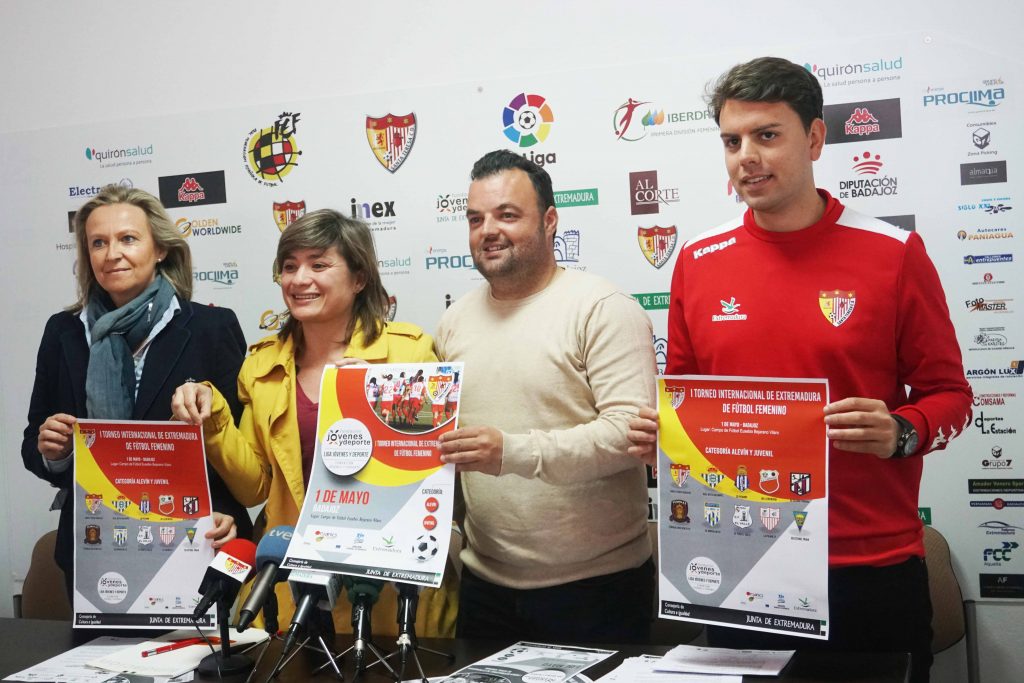 Más de 280 jugadoras participarán este martes en el I Torneo Internacional de Extremadura de Fútbol Femenino