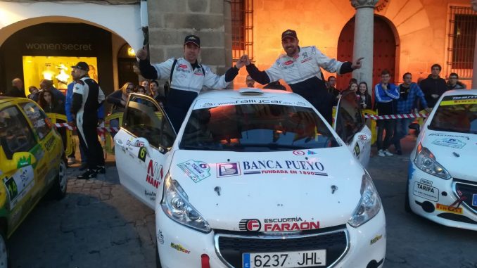 Noriego y Canelo, cuartos de la general, primeros extremeños en meta en el Rallye Norte de Extremadura