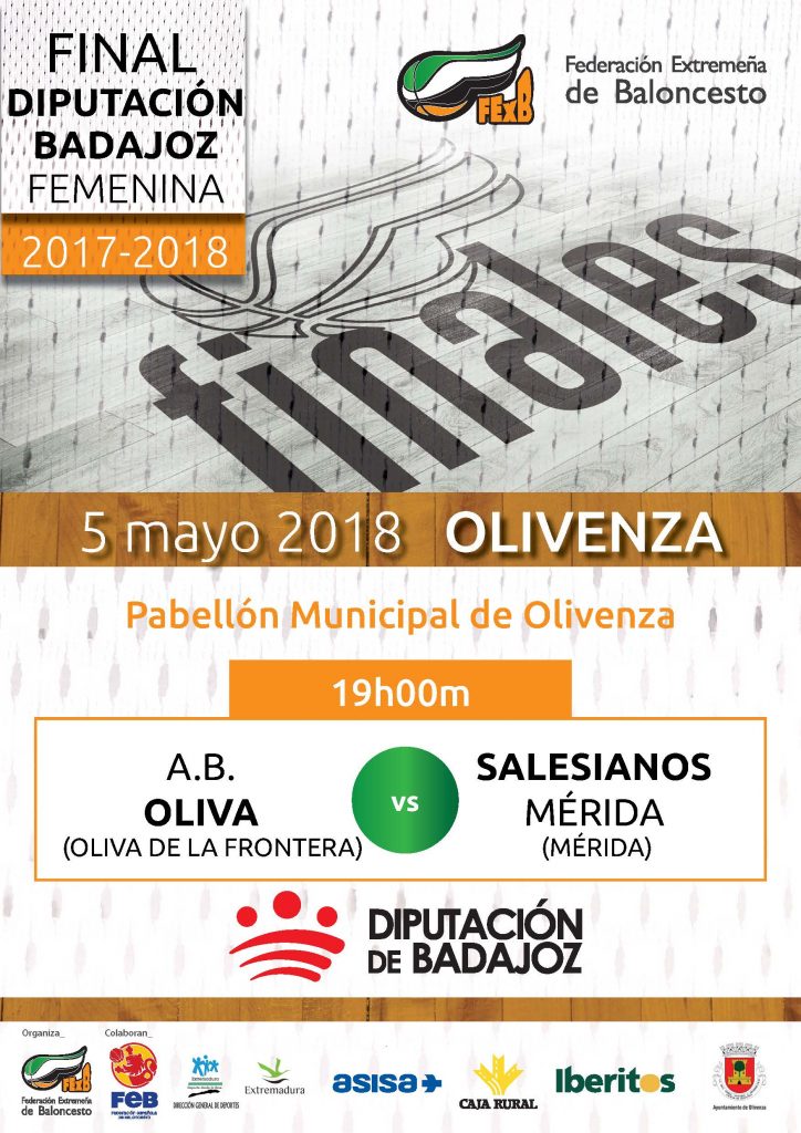Finales de la temporada 2017/2018 en categorías masculina y femenina el sábado 5 de mayo Finales de la temporada 2017/2018 en categorías masculina y femenina el sábado 5 de mayo
