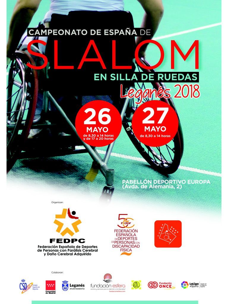 Cinco extremeños estarán en Leganés en el Campeonato de España de Slalom en silla de ruedas Cinco extremeños estarán en Leganés en el Campeonato de España de Slalom en silla de ruedas