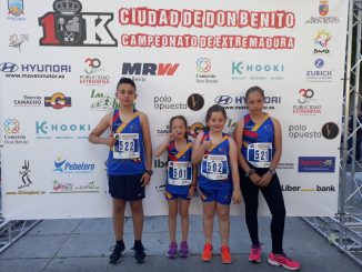 El Club Atletismo Don Benito participo en el Campeonato de Extremadura en Ruta 10K