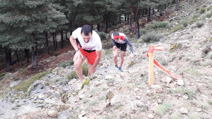 Miguel Heras y Javier González - carrera por montaña