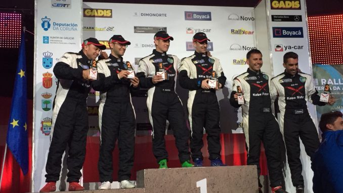 Montes y Collado del ERT se llevan la victoria en el Rally Terra da Auga