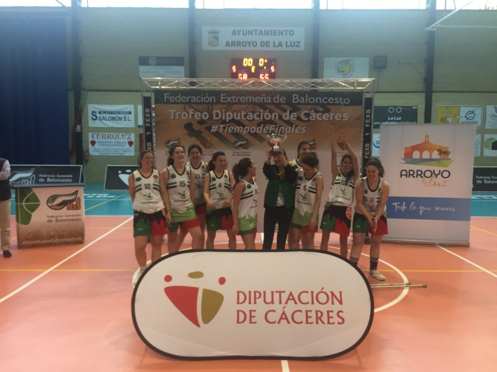 ADC Basket y San Antonio Cáceres, campeones en el Trofeo de Baloncesto Diputación de Cáceres