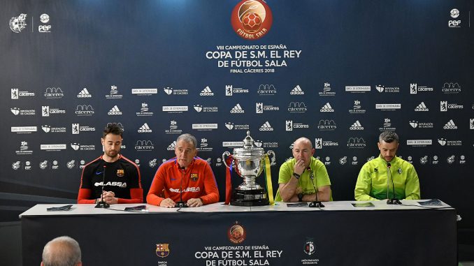 Todo está listo para la final que enfrentará a Barça Lassa y Jaén Paraíso Interior en el Pabellón Multiusos de la capital cacereña