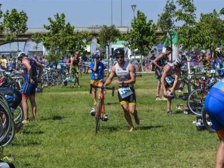 Triatlon Puerta de Palmas de Badajoz 2016 - El único triatlón por relevos de Extremadura se celebra en Badajoz