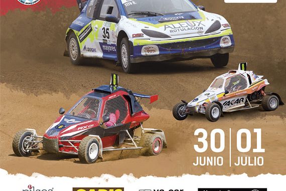 Integrantes de Ráfagas Racing en el X Autocross de Carballo