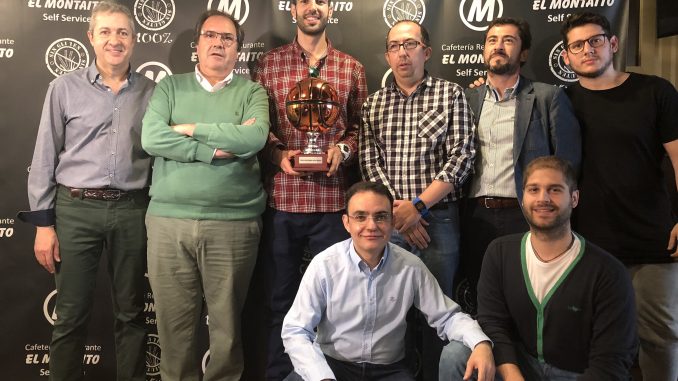 Luis Parejo recibe su segundo Trofeo Afición El Montaito Corazón Verdinegro