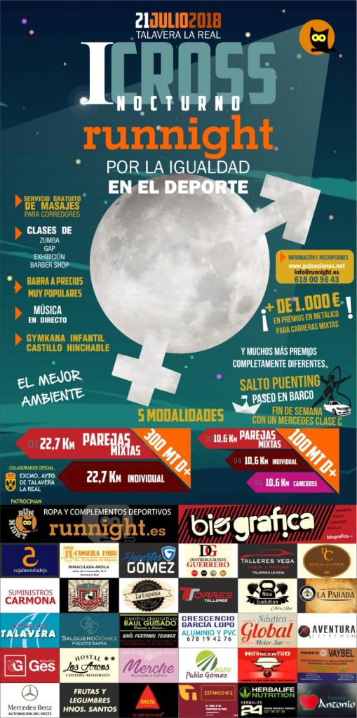 I Cross Nocturno por la Igualdad en el Deporte "Talavera la Real"