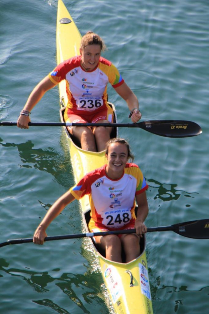 Alba Soriano de la Osa y Alicia Blanco quintas en el Campeonato de Europa de Maratón en el K2 Mujer Junior