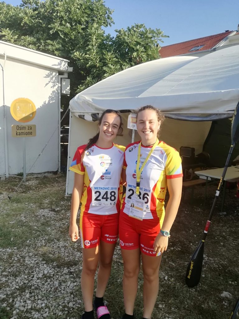 Alba Soriano de la Osa y Alicia Blanco quintas en el Campeonato de Europa de Maratón en el K2 Mujer Junior