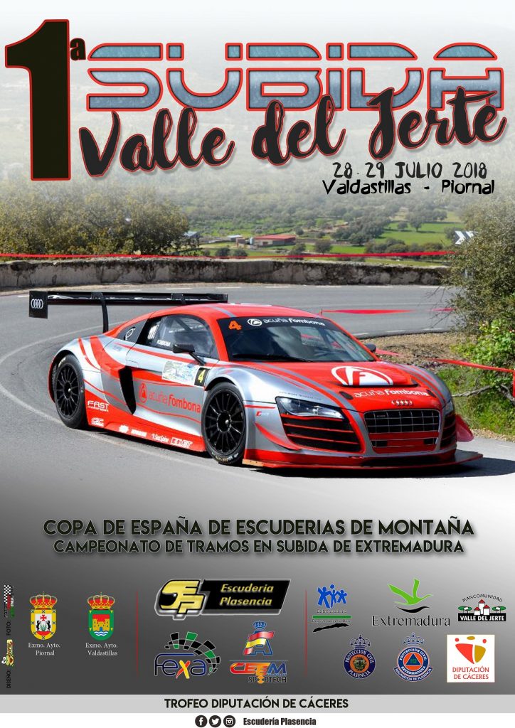 Avance de la primera Subida Valle del Jerte organizada por Escudería Plasencia
