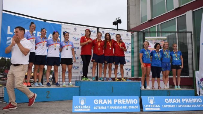 El CP Iuxtanam Monteoro k4 Femenino 500 metros Campeón de España sobre distancia Olímpica