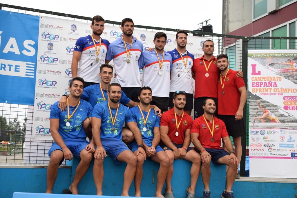 Bronce del CP Iuxtanam Monteoro K4 Hombre Senior 500 metros 