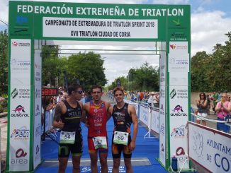 Guillermo Cuchillo y Marta Reguero campeones de Extremadura de Triatlón Sprint