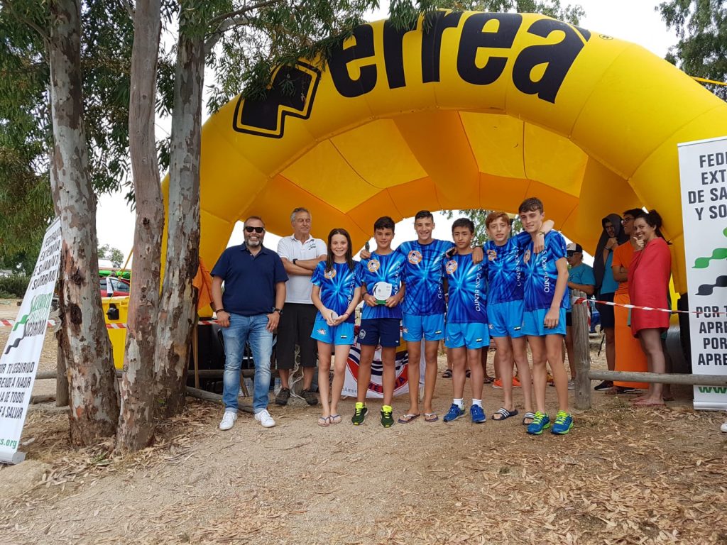 Excelentes resultados del Club Salvamento y Socorrismo Don Benito I Open Rescate de Aguas Abiertas en el pantano de Proserpina