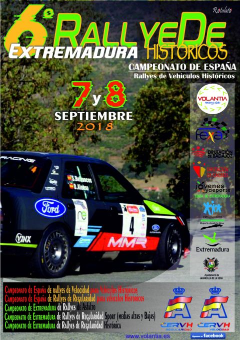 Primeros detalles del VI Rallye de Extremadura Histórico