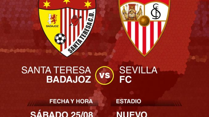 El Santa Teresa Badajoz se presentará ante el Sevilla FC en el Nuevo Vivero