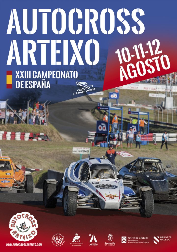 Tres pilotos de Ráfagas Racing en el Autocross de Arteixo