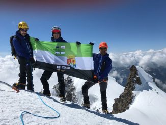 Javier García Pajares hace cumbre en siete picos de +4.000MTS en los Alpes