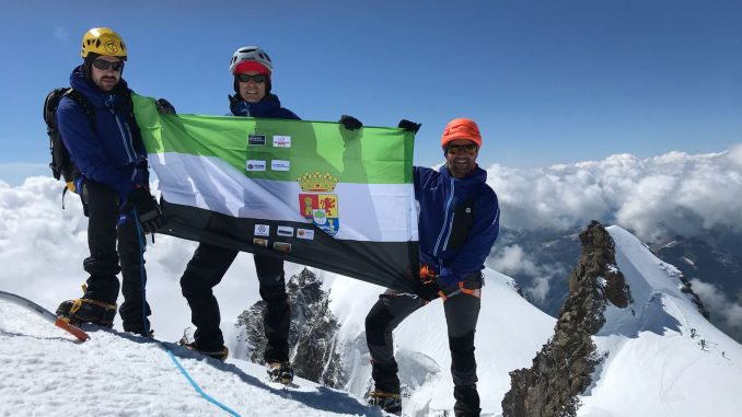 Javier García Pajares hace cumbre en siete picos de +4.000MTS en los Alpes