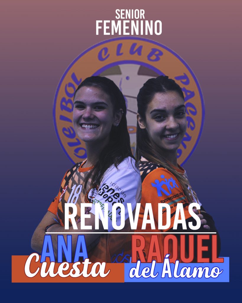 Ana Cuesta y Raquel del Álamo renuevan por el Extremadura Hotel Río Badajoz Ana Cuesta y Raquel del Álamo renuevan por el Extremadura Hotel Río Badajoz