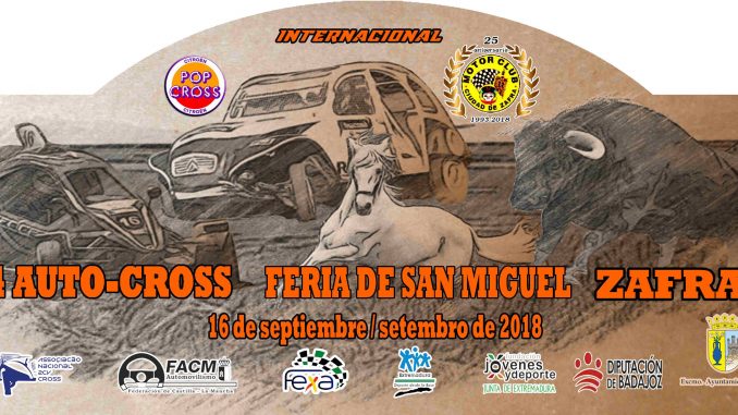 El domingo se celebra una nueva edición del Autocross Feria de San Miguel Zafra