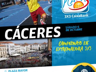 El Plaza 3x3 CaixaBank 2018 llega este sábado a la Plaza Mayor de Cáceres