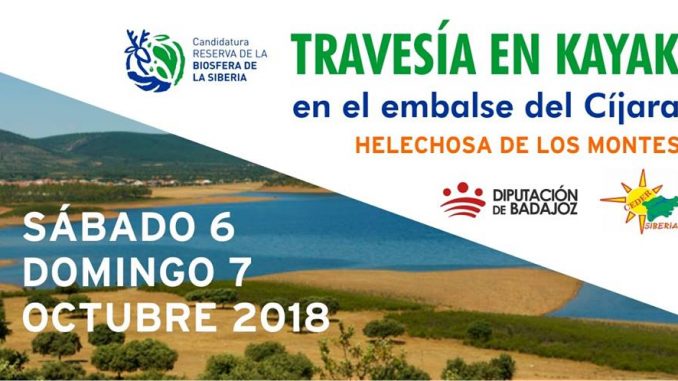 Elena Ayuso estará en la Travesía en Kayak de Helechosa de los Montes